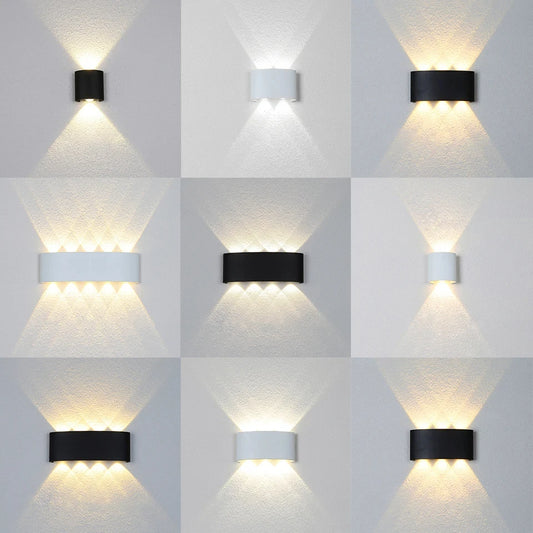 LED Wall Lamp Outdoor Waterproof IP66 Interior Wall Light 2W 4W 6W 8W 10W Minimalist Creative Bedroom Bedside Lamp