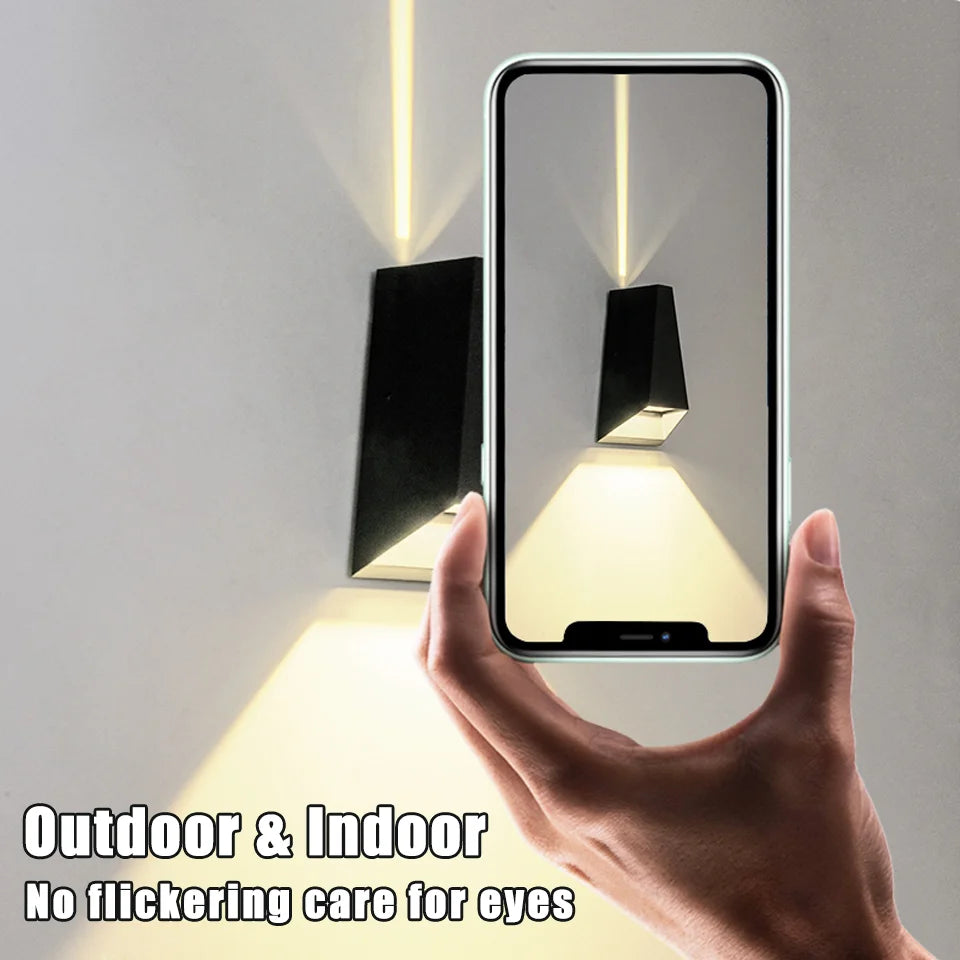 LED Wall Light Outdoor Lamp IP66 Waterproof 4W 5W 6W AC85-265V Interior Decoration Garden Porch Wall Lighting Light for Porch